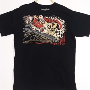 HotRod Hellcat Rat rods graphic tshirt size S